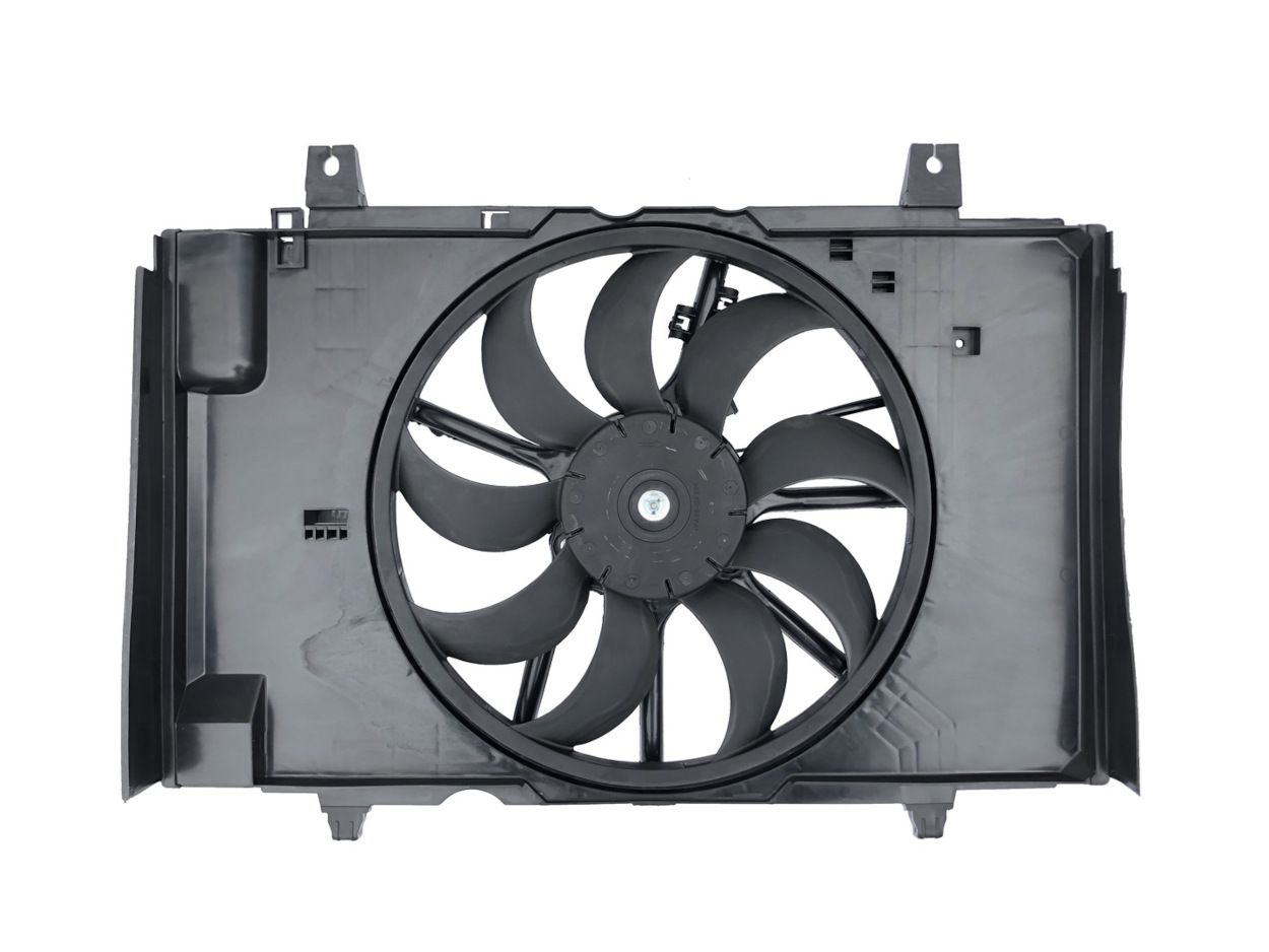 Wentylator chłodnicy Nissan Juke 1,6 dwie wtyczki 10-17