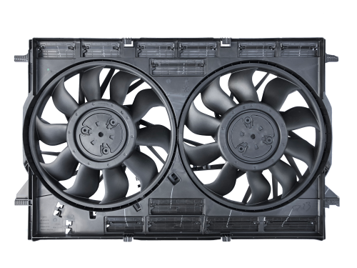 Obudowa wentylatorów chłodnicy + śmigła Audi Q5 2017-